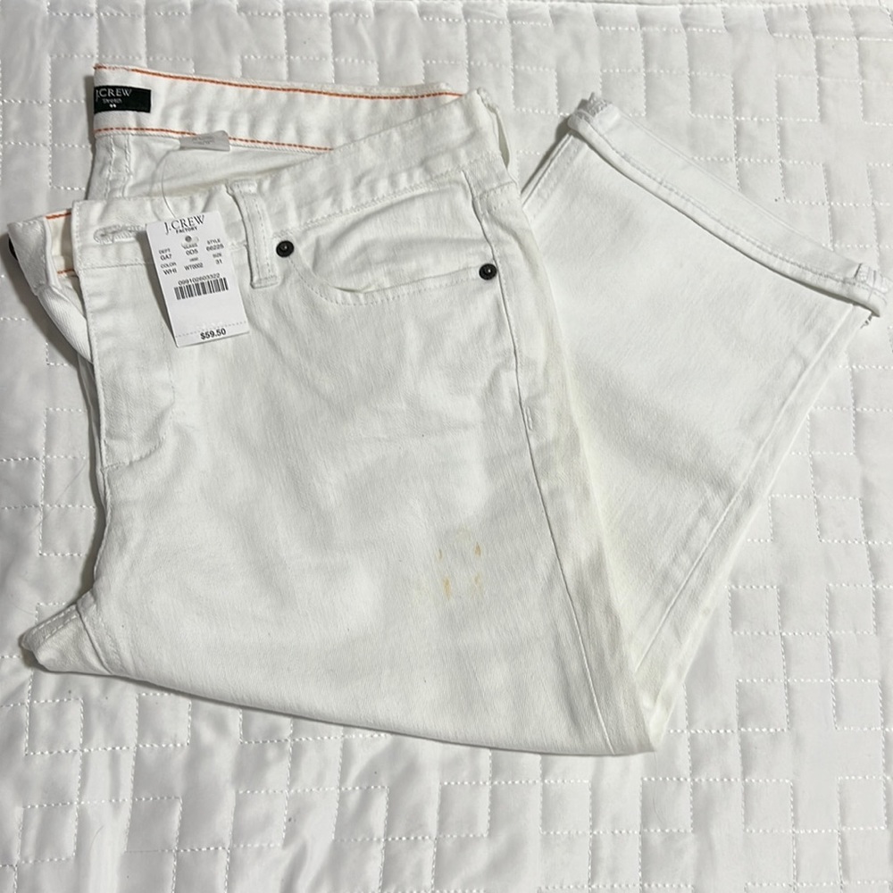 NWT J. Crew Factory Matchstick Jean Capris